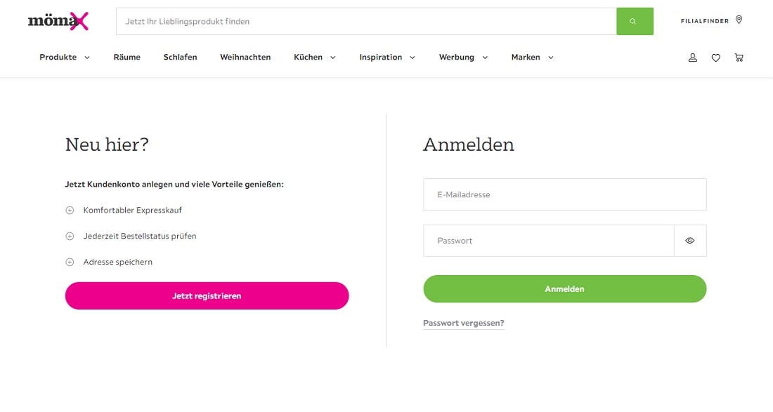 mömax app