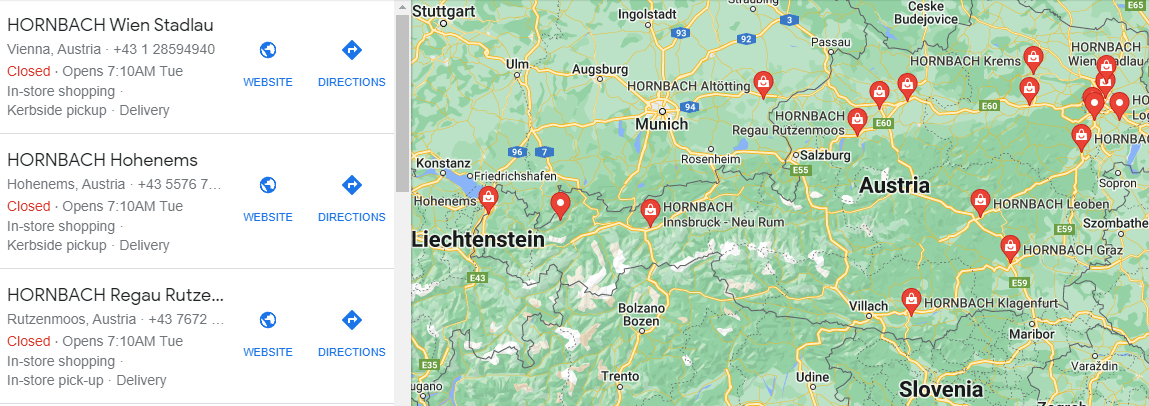 hornbach öffnungszeiten
