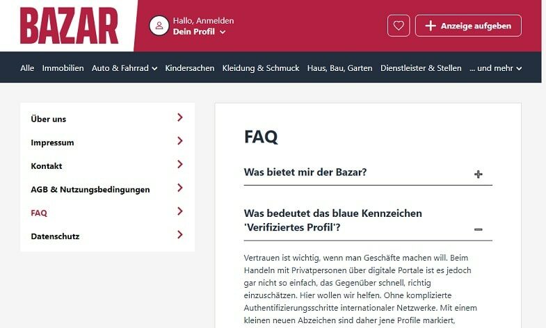 bazar immobilien 